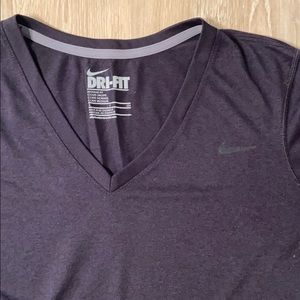 Nike Dri-Fit long sleeve v-neck tee